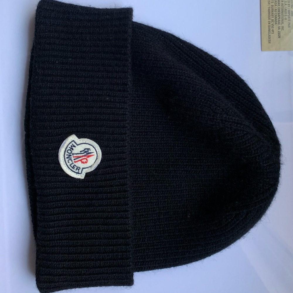 Moncler RibKnit Virgin Wool Beanie Preowned Unisex